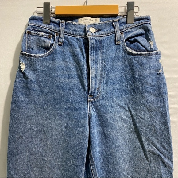 Abercrombie & Fitch The 90s Straight Ultra High Rise Jeans Curvy Love Size 27 - Picture 3 of 15